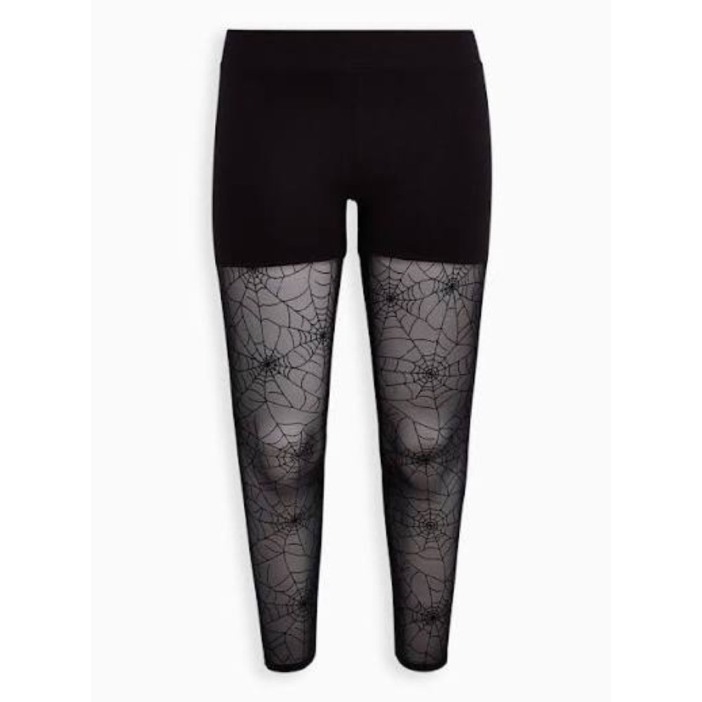 Torrid Spiderweb Halloween Leggings